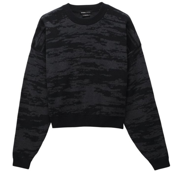 NWT - PRANA Women's Sun Fall Sweater black grey - medium - Picture 3 of 8